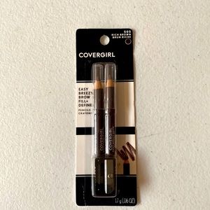 NEW Covergirl Easy Breezy Brow Fill & Define Crayons - 505 RichBrown